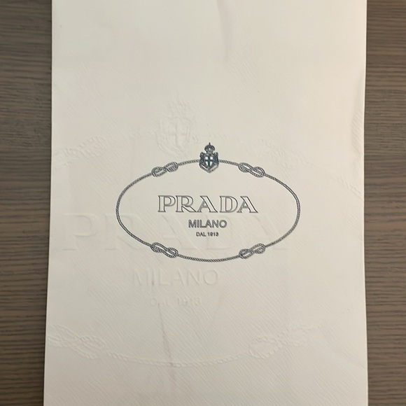 NEW authentic Prada gift bag approx. 10x 6.5 inches. - Picture 3 of 4